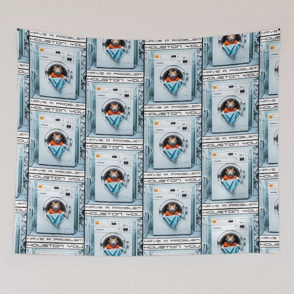 Item preview, Washing Machine Catspaceship VI designed and sold by chilangopride.