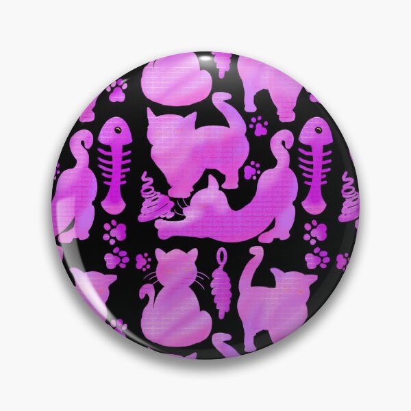 Item preview, Cat lovers cats silhouette pink purple feelings pattern gifts for women who love cats designed and sold by Artonmytee.