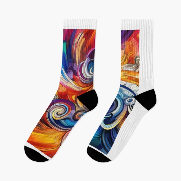 Item preview, Vibrant Swirls Abstract Art designed and sold by BubandAika.