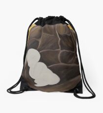 Life in your hand Drawstring Bag