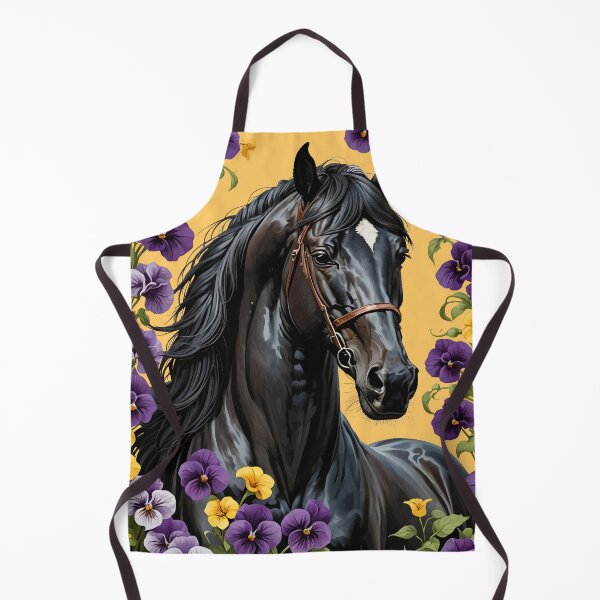 Item preview, A Horse Surrounded By Common Violet Flowers designed and sold by taiche.