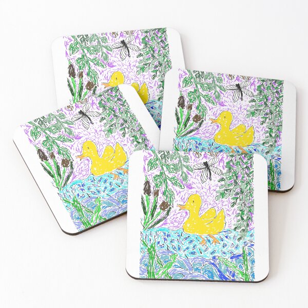 Item preview, Duck and dragonfly sunset designed and sold by craft4pellucid.