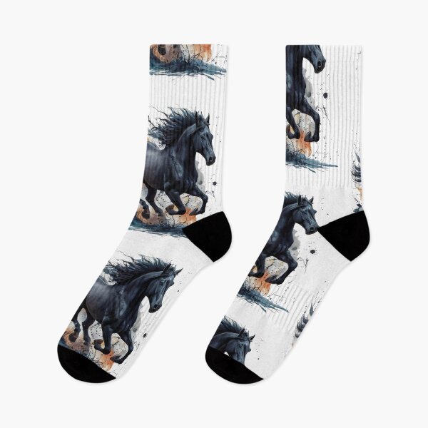 Item preview, The Galloping Black Stallion designed and sold by Gentle40Winks.