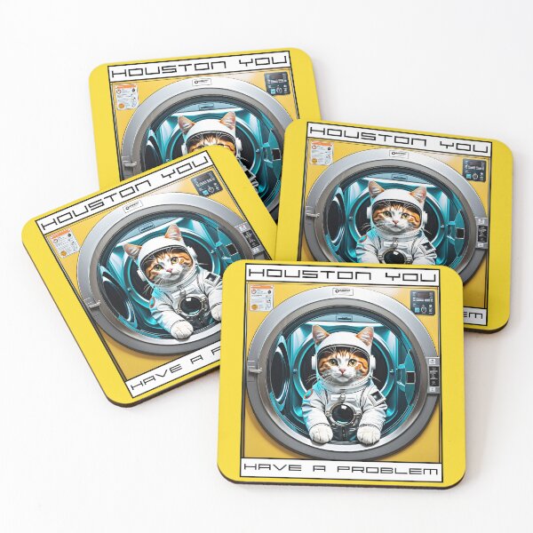 Item preview, Washing Machine Catspaceship VII designed and sold by chilangopride.