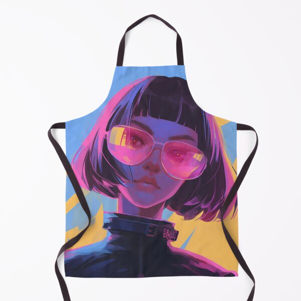 Artikelvorschau, Futuristisches Mädchen mit Neonbrille entworfen und verkauft von Rebel-Zone.