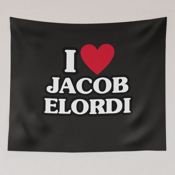 Item preview, I heart Jacob Elordi Design designed and sold by LarkaArt.