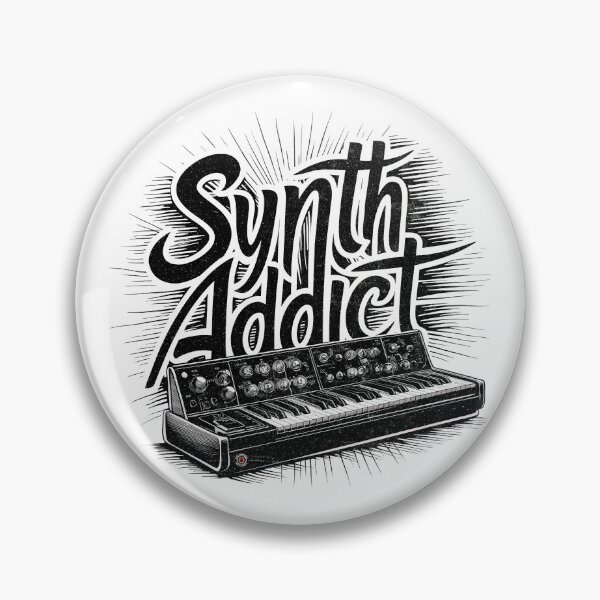 Item preview, Synthesizer Addict Synth Retro mk1 - Eye Voodoo designed and sold by eyevoodoo.