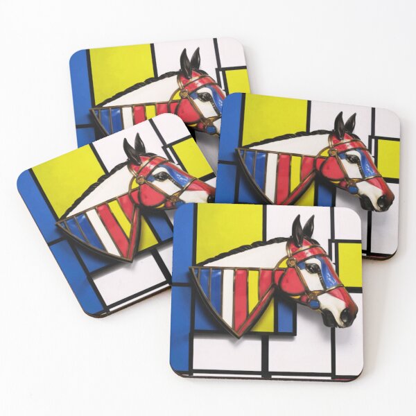 Item preview, Mondrian design horse designed and sold by aipaint.