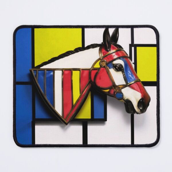 Item preview, Mondrian design horse designed and sold by aipaint.