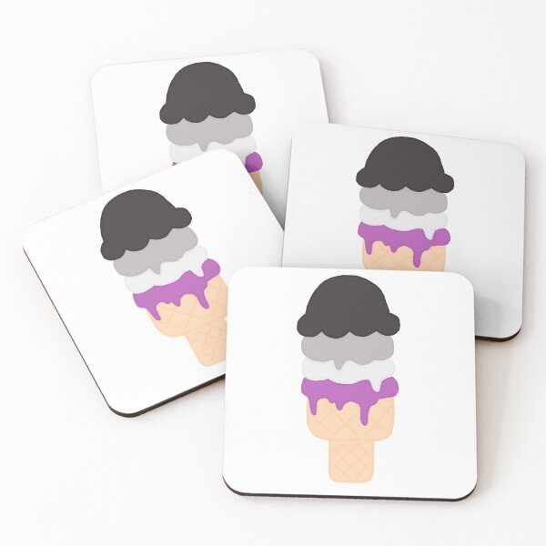 Item preview, Subtle Ace Pride Flag Ice Cream designed and sold by Eleanora193.