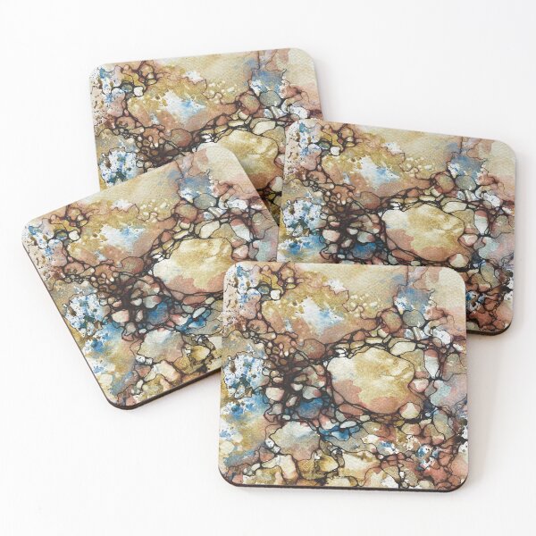 Item preview, Watercolor Abstract Rocks Painting - original by Krista Robertson designed and sold by Krista Robertson.