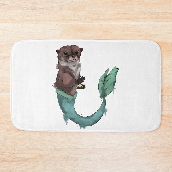 Item preview, Otter - mermaid designed and sold by Antiope33.