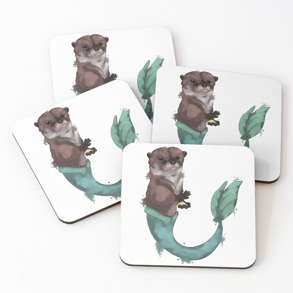 Item preview, Otter - mermaid designed and sold by Antiope33.