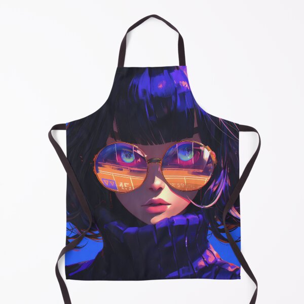 Item preview, Tech-Savvy Girl with Digital Sunglasses designed and sold by Rebel-Zone.