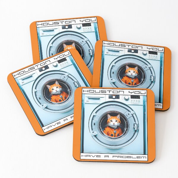 Item preview, Washing Machine Catspaceship VIII designed and sold by chilangopride.