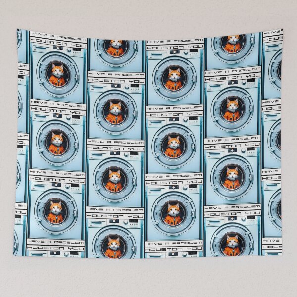 Item preview, Washing Machine Catspaceship VIII designed and sold by chilangopride.