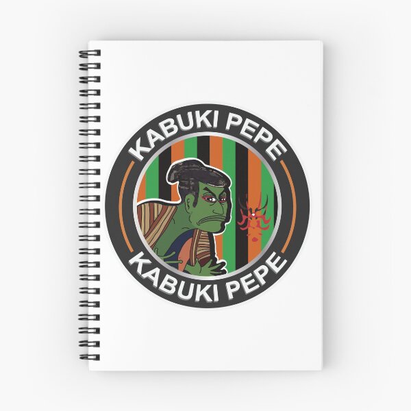 Aperçu de l'œuvre KABUKI PEPE créée et vendue par Memorychain.