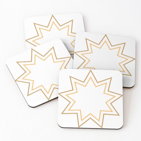 Item preview, Golden 9-Point Star designed and sold by BahaiExchangePR.