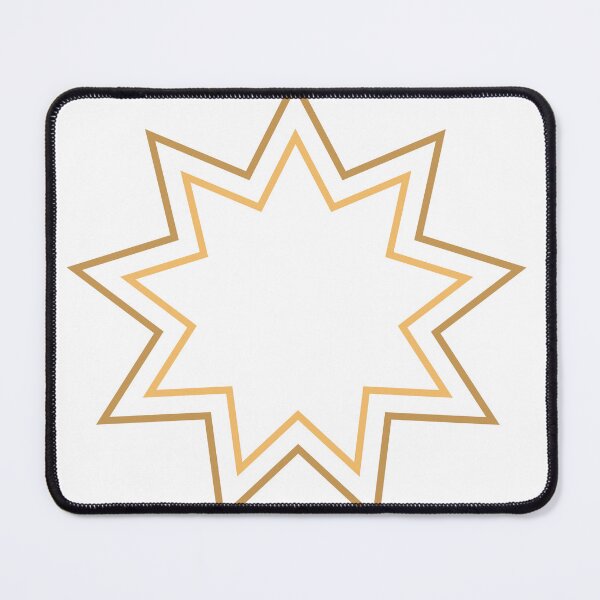 Item preview, Golden 9-Point Star designed and sold by BahaiExchangePR.