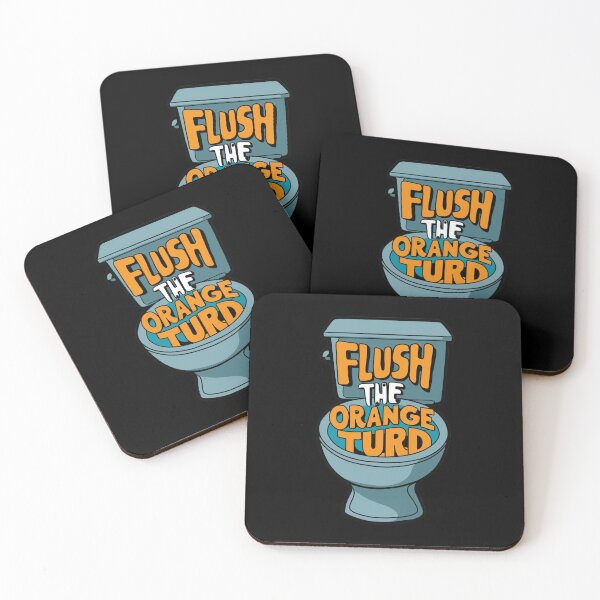 Item preview, Flush The Orange Turd designed and sold by Redgiant87x.