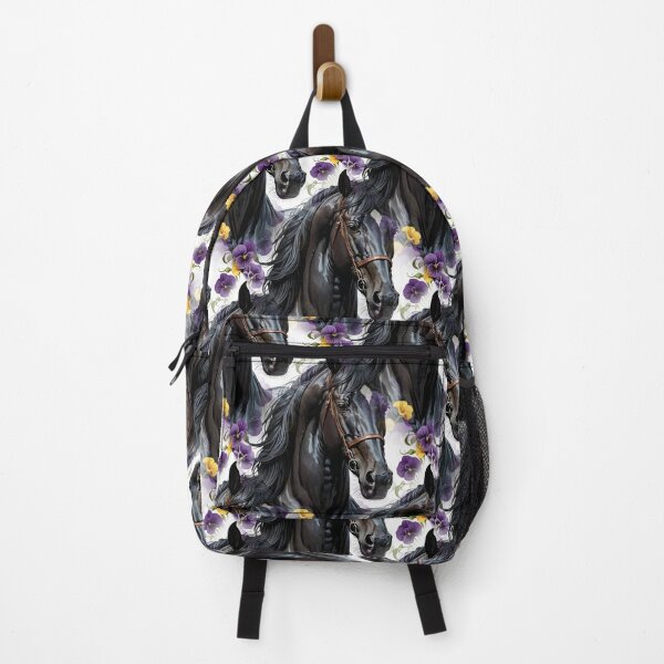 Item preview, A Horse Surrounded By Common Violet Flowers Pattern 2 designed and sold by taiche.