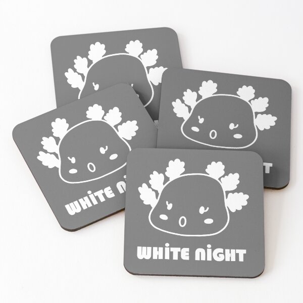 Item preview, WHITE NIGHT (white) -  I am a axolotl - Haato the Gang of Salamander designed and sold by lazycat14.