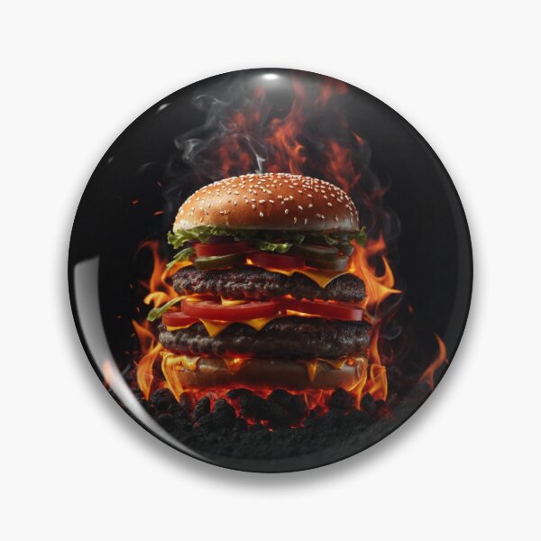 Item preview, Flaming Burger designed and sold by Sadia  Jannat.