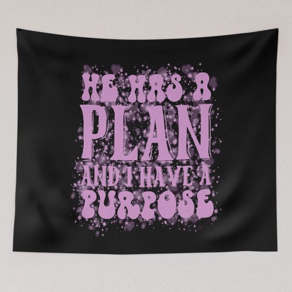 Item preview, He has a plan and i have a purpose designed and sold by creativerooney.