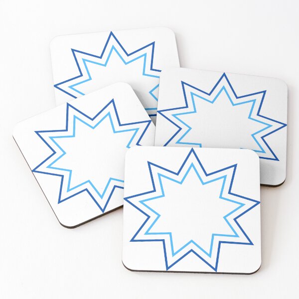 Item preview, Blue 9-Point Star designed and sold by BahaiExchangePR.
