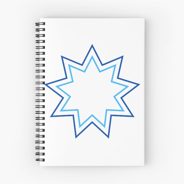 Item preview, Blue 9-Point Star designed and sold by BahaiExchangePR.