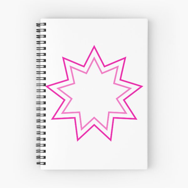 Item preview, Pink 9-Point Star of Bahá’í Faith designed and sold by BahaiExchangePR.