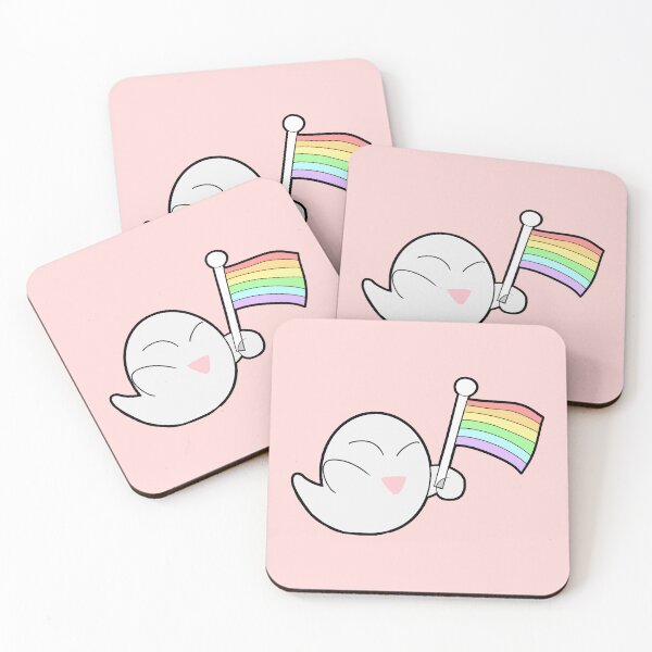 Item preview, Rainbow Flag Gay Pride Ghost designed and sold by FunnyGayGuy.