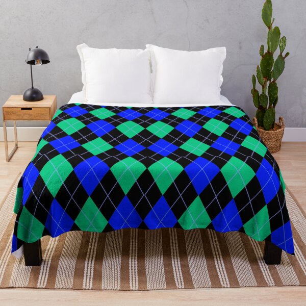Item preview, Blue And Green Argyle Pattern designed and sold by Bunmigraphics .