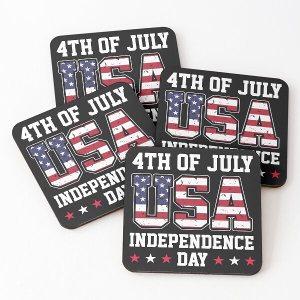 Item preview, 4th of July USA Independence Day Flag T-Shirt designed and sold by RaselStyleHub.