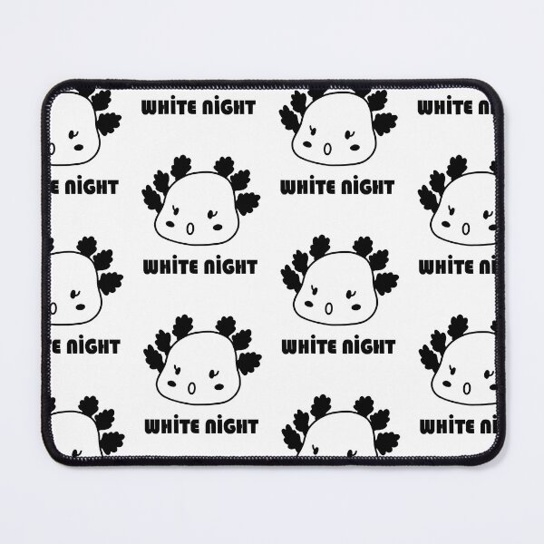 Item preview, WHITE NIGHT (black) - I am a axolotl - Haato the Gang of Salamander-Axolotl designed and sold by lazycat14.