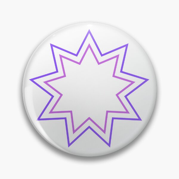 Item preview, Purple Enneagram of Bahá’í Faith designed and sold by BahaiExchangePR.