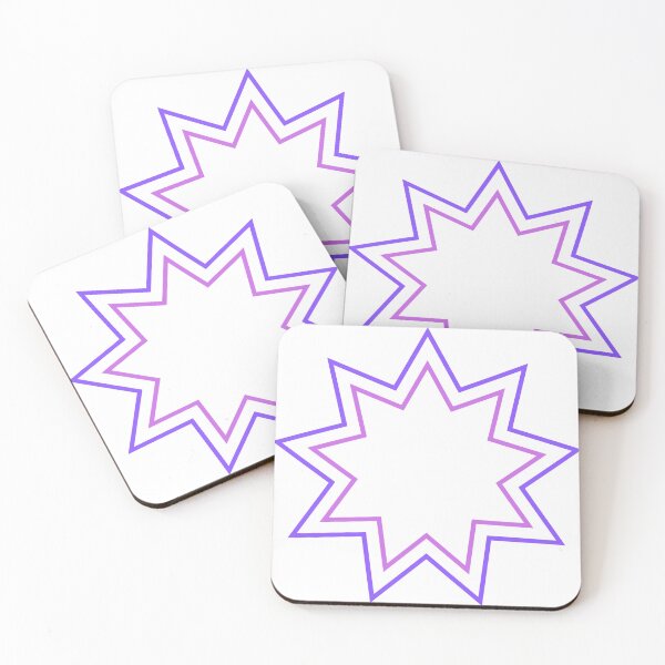 Item preview, Purple Enneagram of Bahá’í Faith designed and sold by BahaiExchangePR.