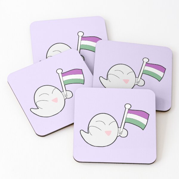 Item preview, Genderqueer Pride Ghost designed and sold by FunnyGayGuy.