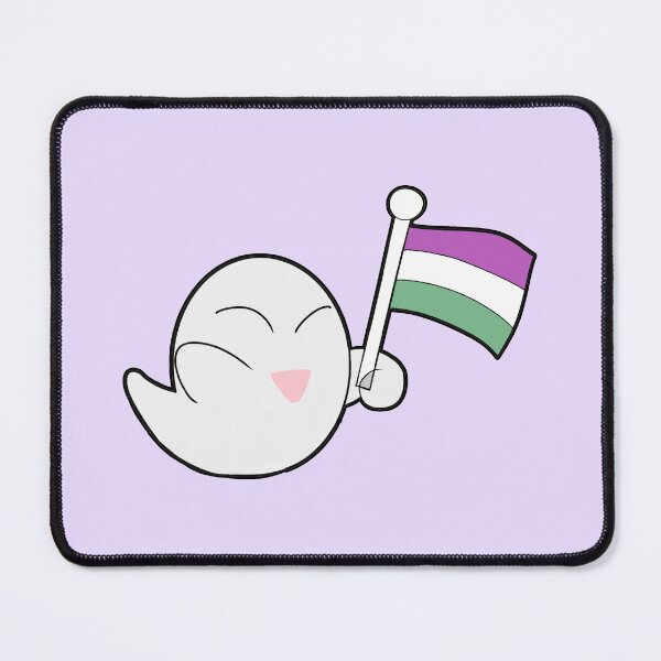 Item preview, Genderqueer Pride Ghost designed and sold by FunnyGayGuy.