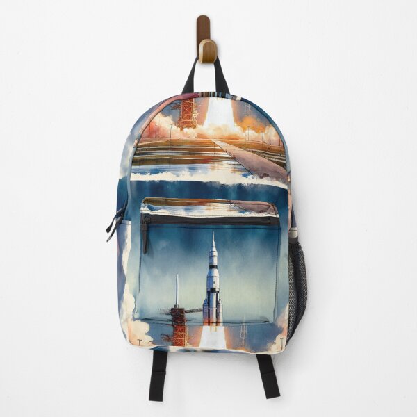 Item preview, Rocket Launch into the Vast Blue Sky designed and sold by ArtComixHaven.