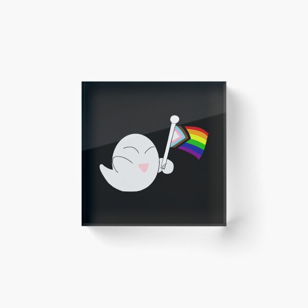 Item preview, Pride Flag Ghost designed and sold by FunnyGayGuy.