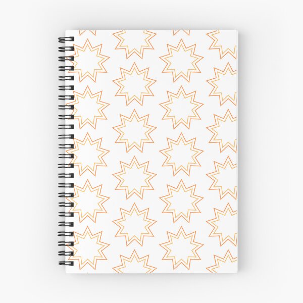 Item preview, Orange Star of Baháʼí' designed and sold by BahaiExchangePR.