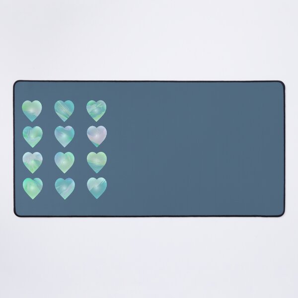 Item preview, 12 Candy Hearts Abstract Coastal Scenes designed and sold by Beachy.