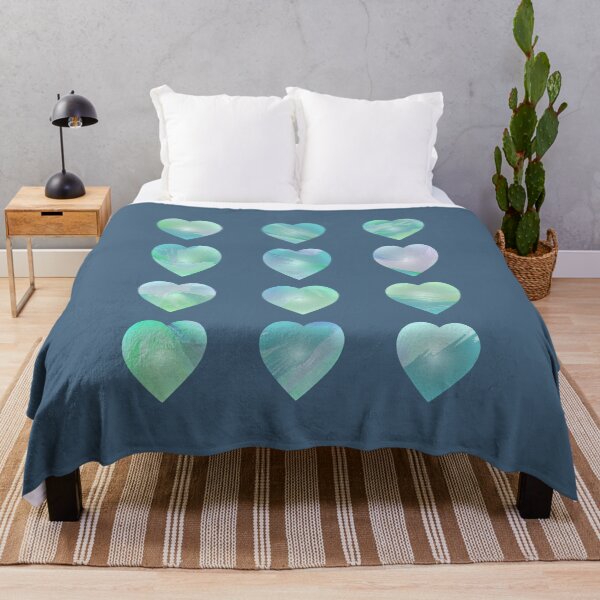 Item preview, 12 Candy Hearts Abstract Coastal Scenes designed and sold by Beachy.