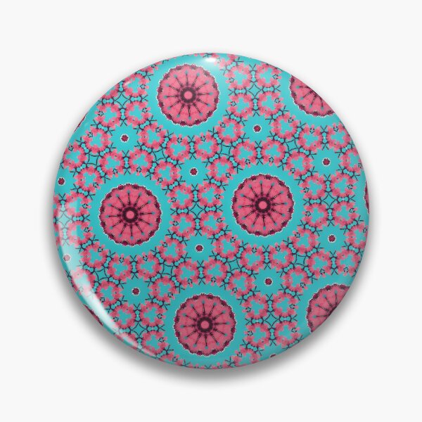 Item preview,  Blue and pink pattern with circles  designed and sold by simaso.