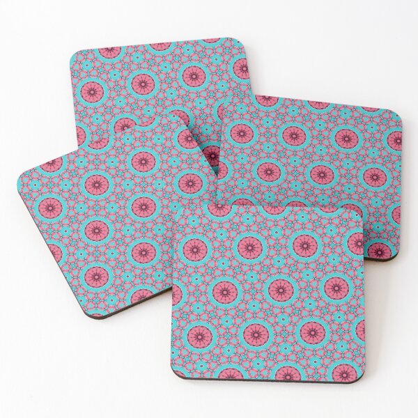 Item preview,  Blue and pink pattern with circles  designed and sold by simaso.