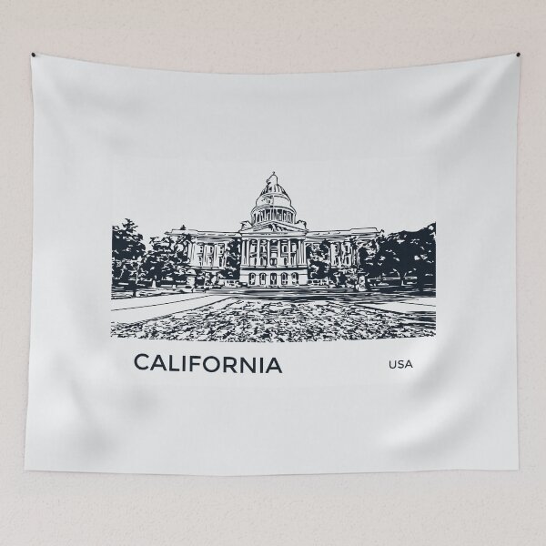 Item preview, California State USA designed and sold by Lakeric Cityscapes.