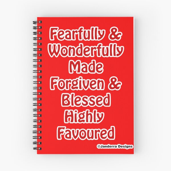 Item preview, Fearfully & Wonderfully Made Forgiven & Blessed Highly  Favored designed and sold by JanderraDesigns.