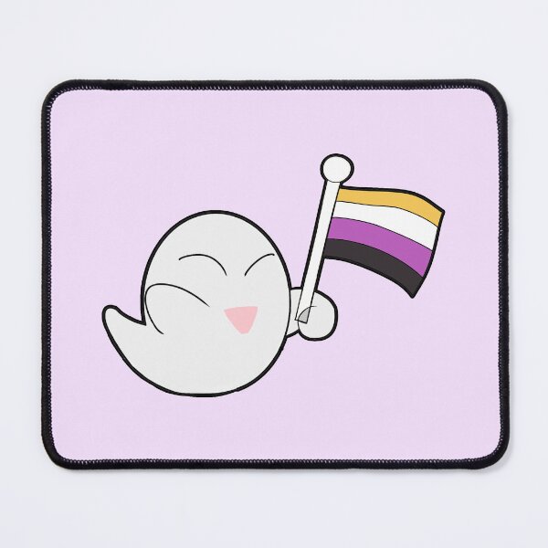 Item preview, Nonbinary Pride Flag Ghost designed and sold by FunnyGayGuy.