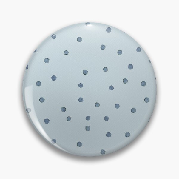 Item preview, Blue hand-painted polka dot designed and sold by Rebecca Hunter.
